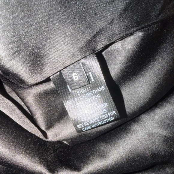 $349 RUTI Black Vegan Leather Hooded Jacket, Size 6 - Picture 8 of 8